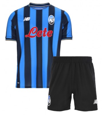Atalanta Hjemmebanetrøje Børn 2025-26 Kortærmet (+ Korte bukser)